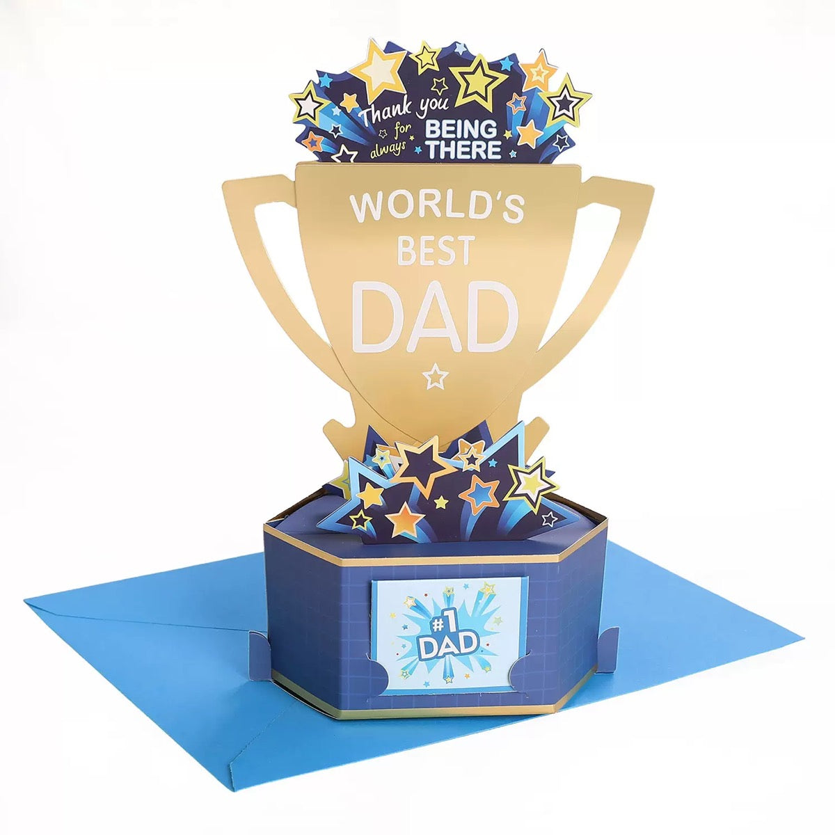 3D Trophy Dad Card