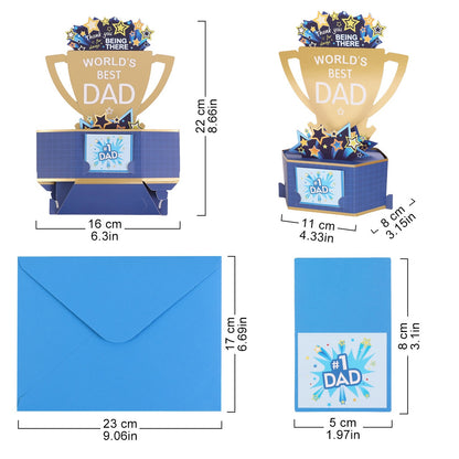 3D Trophy Dad Card