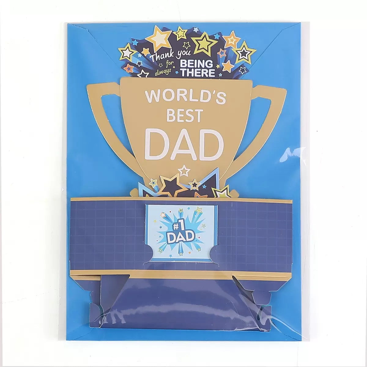 3D Trophy Dad Card