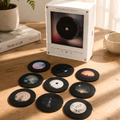 Custom Music Box Plus 9 Mini Vinyl Records