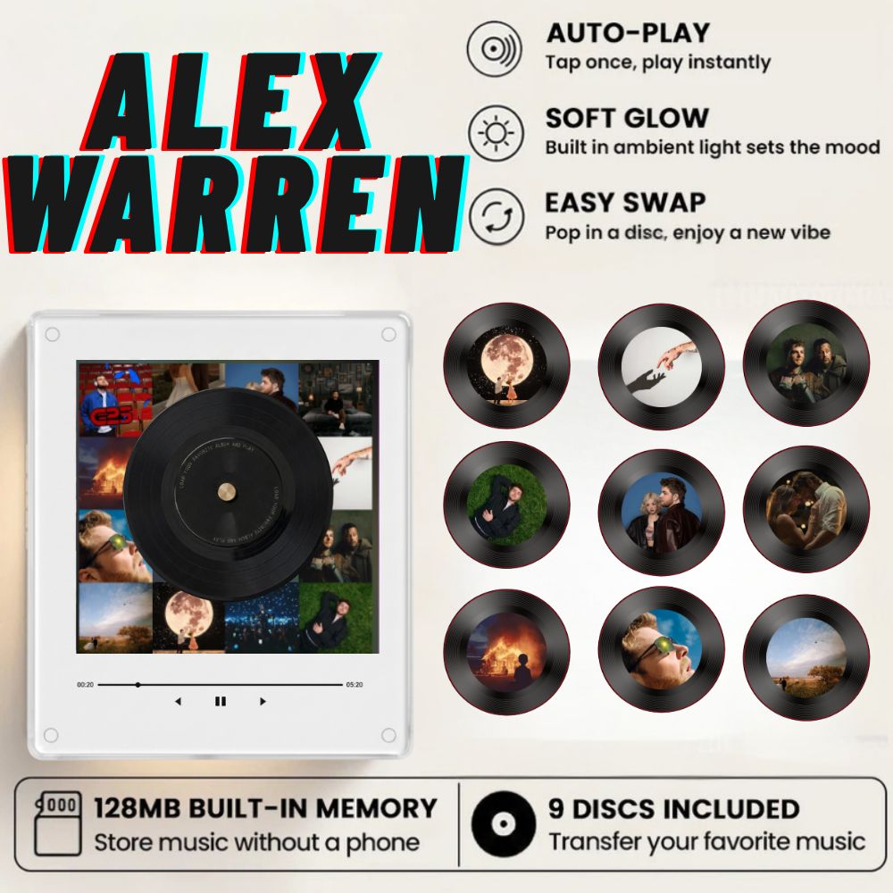 Music Box Plus 9 Mini Vinyl Records