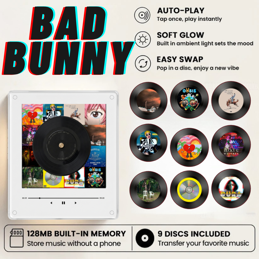 Music Box Plus 9 Mini Vinyl Records