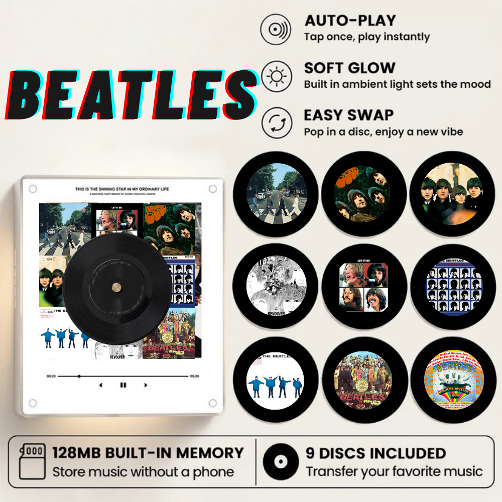 Music Box Plus 9 Mini Vinyl Records