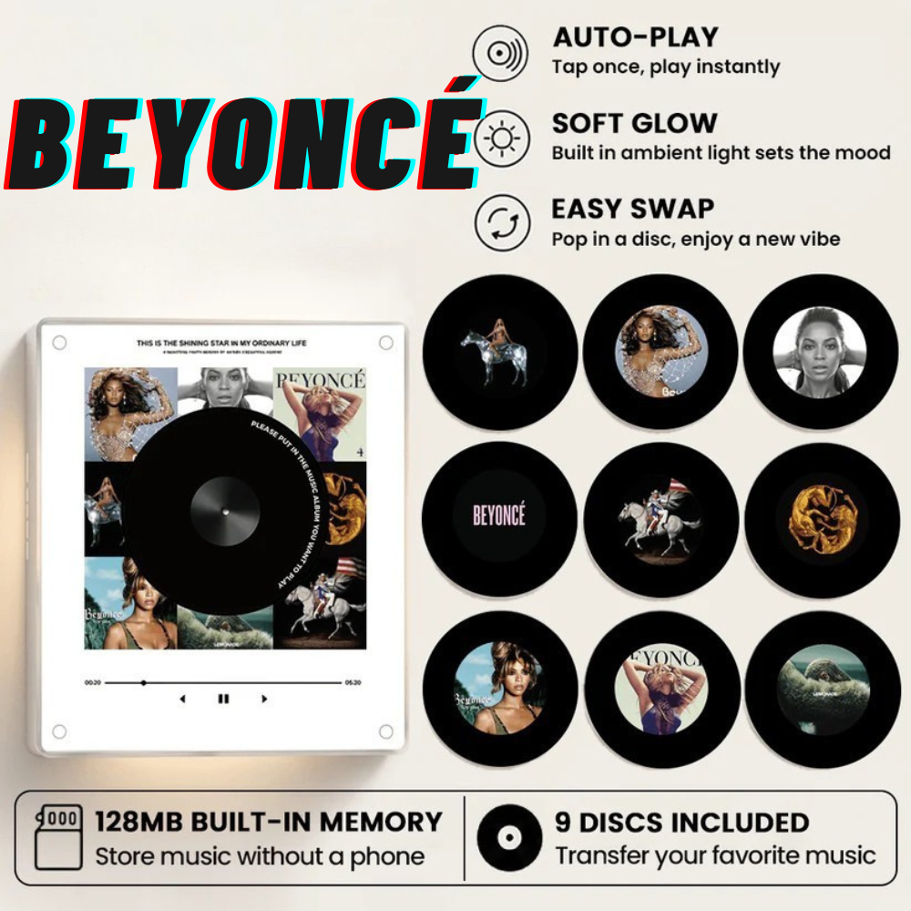 Music Box Plus 9 Mini Vinyl Records