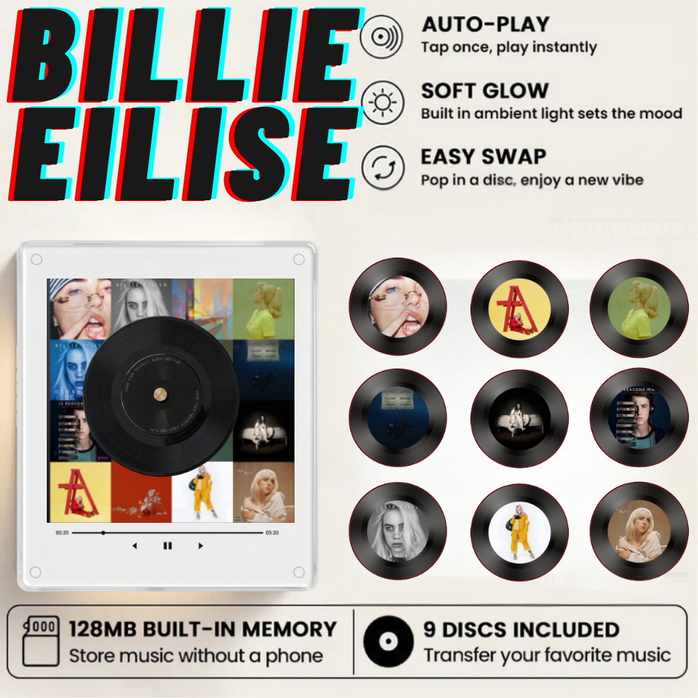 Music Box Plus 9 Mini Vinyl Records
