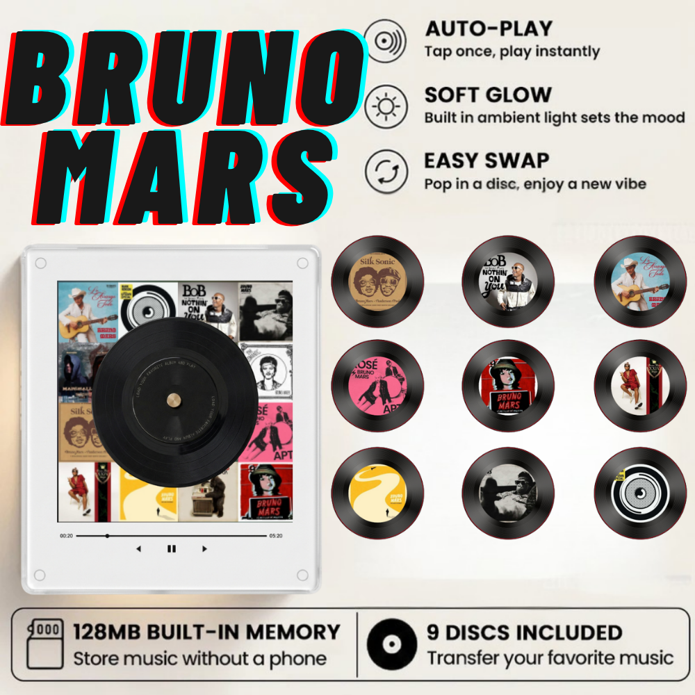Music Box Plus 9 Mini Vinyl Records