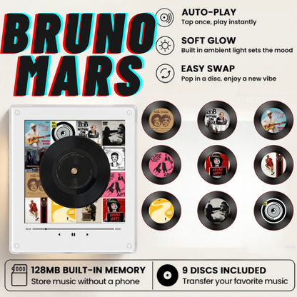 Music Player Plus 9 Mini Vinyl Records
