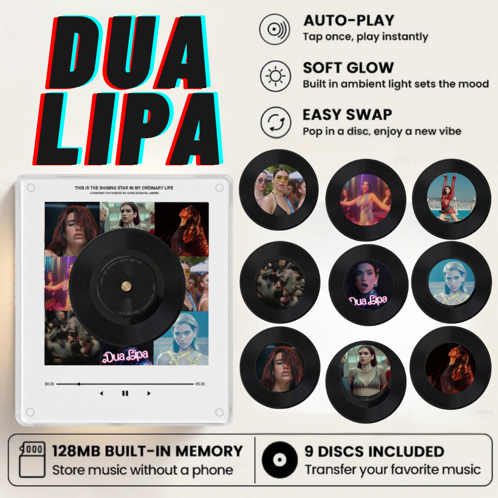 Music Box Plus 9 Mini Vinyl Records