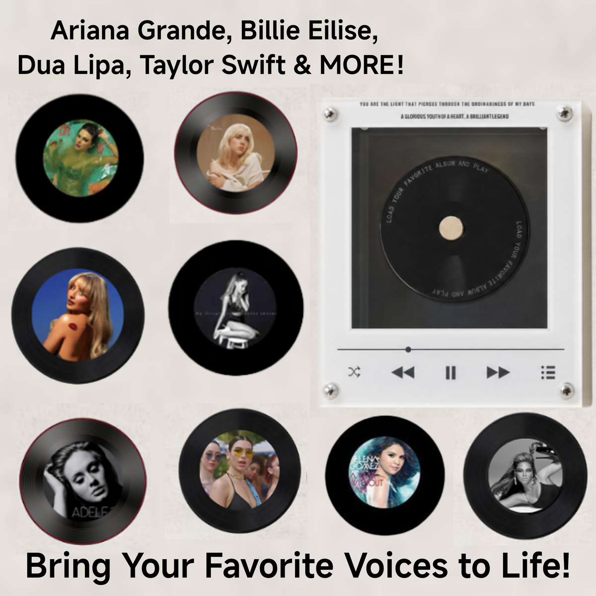 Female Artists Music Box