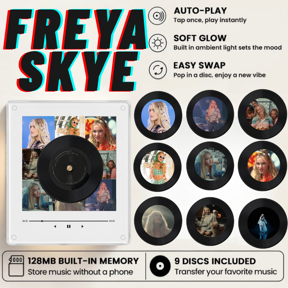 Music Box Plus 9 Mini Vinyl Records