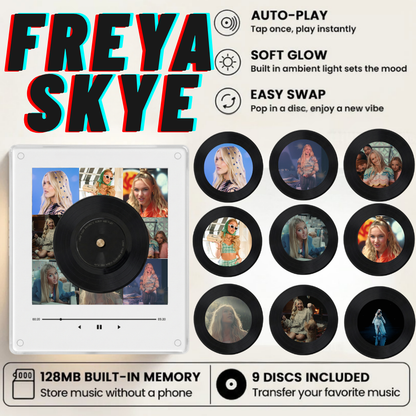 Music Player Plus 9 Mini Vinyl Records