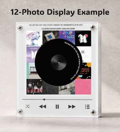 Custom Design Music Player Plus Nine Mini Vinyl Records