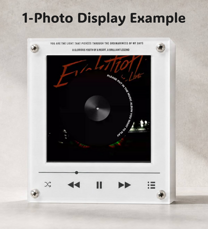 Custom Design Music Player Plus Nine Mini Vinyl Records