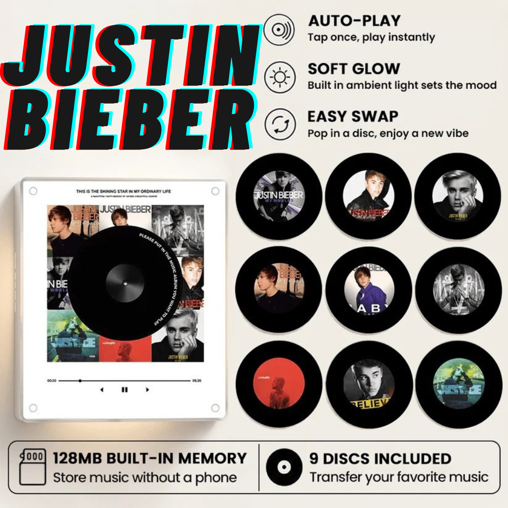 Music Box Plus 9 Mini Vinyl Records