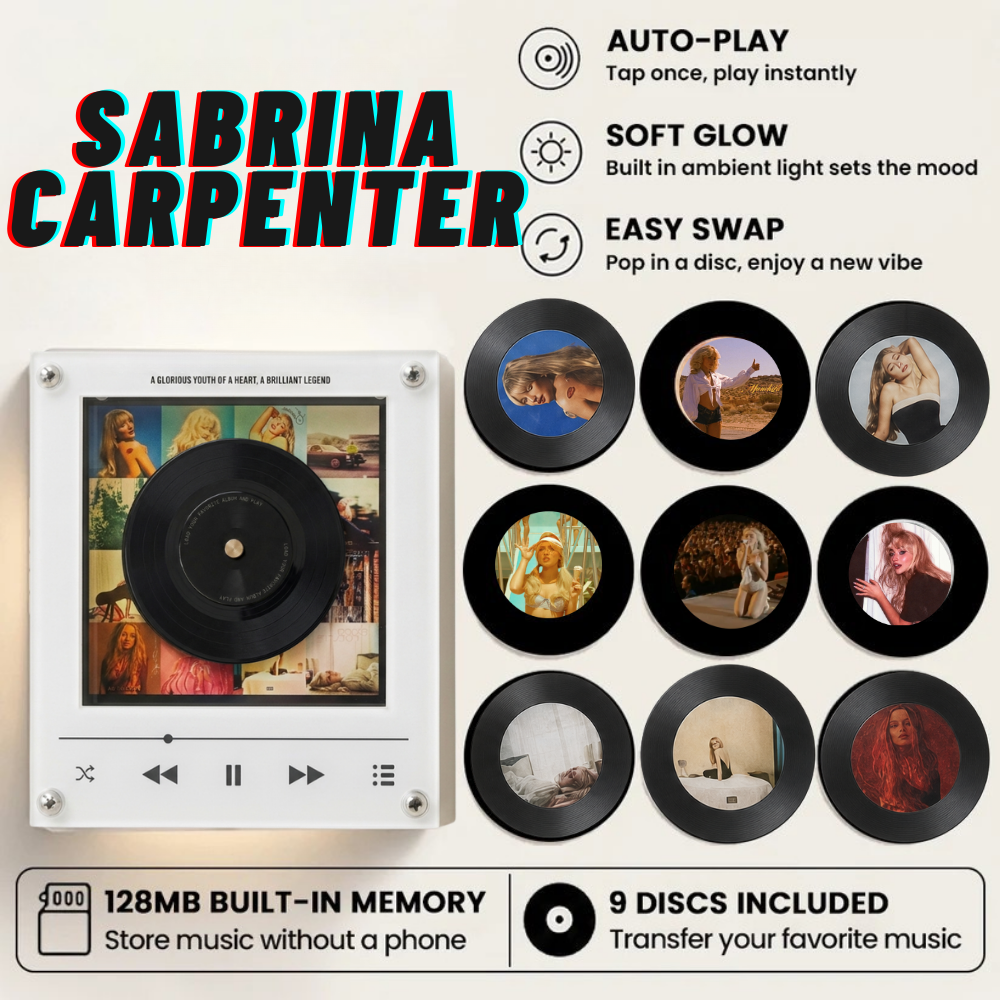 Music Box Plus 9 Mini Vinyl Records