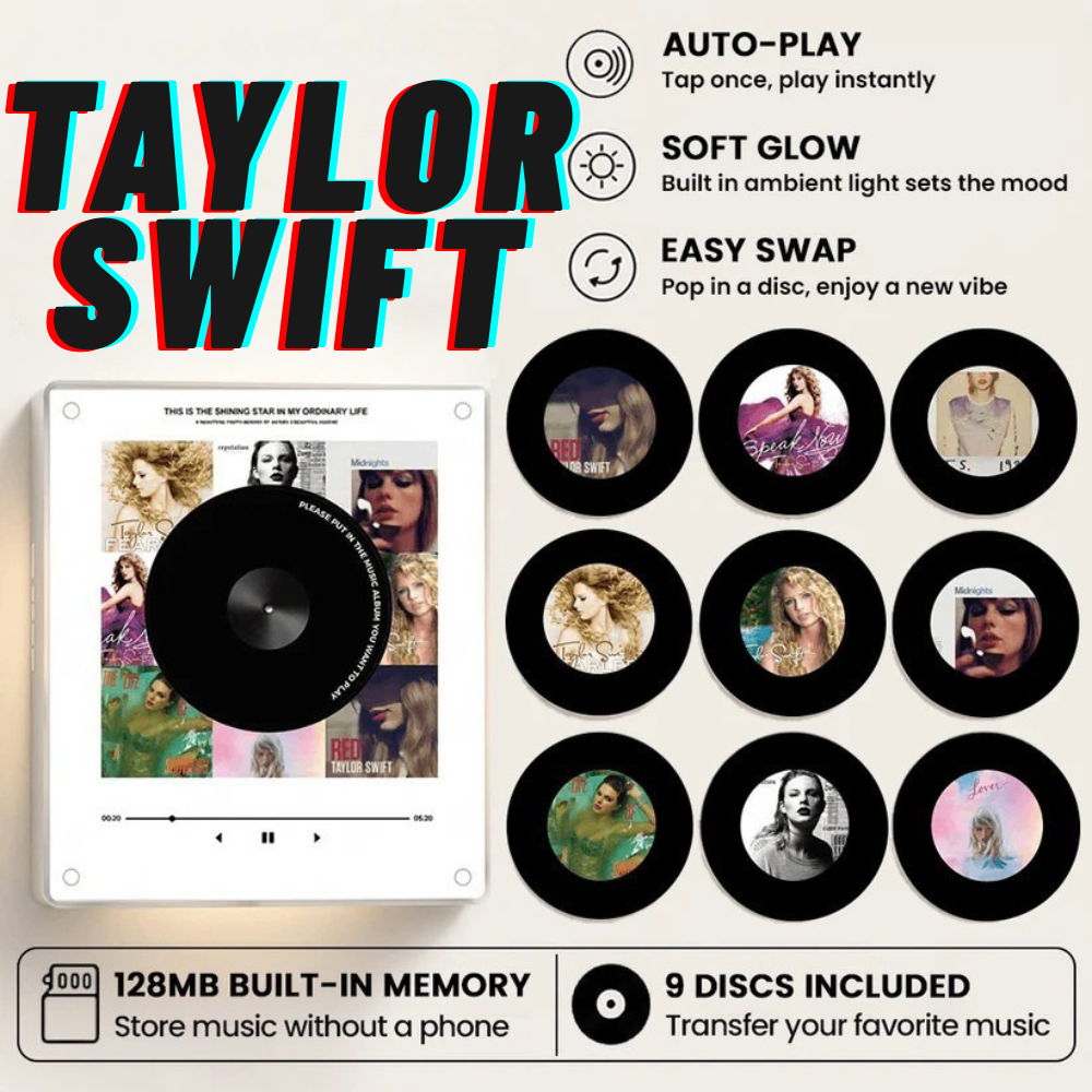 Music Box Plus 9 Mini Vinyl Records