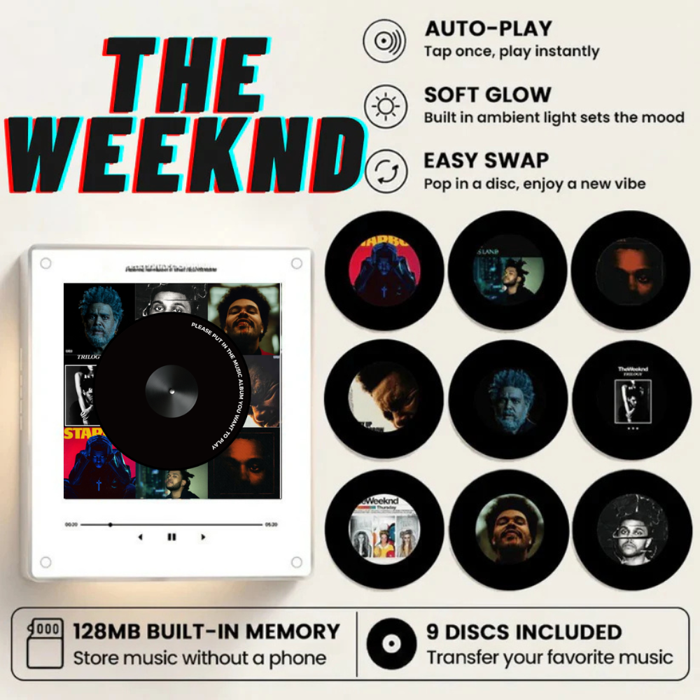 Music Player Plus 9 Mini Vinyl Records