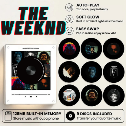 Music Player Plus 9 Mini Vinyl Records